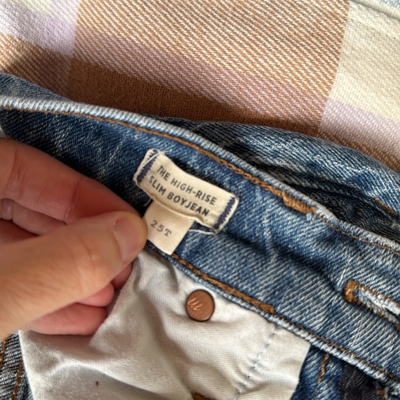 Madewell The High-Rise Slim Boy Jean - Picture 15 of 15